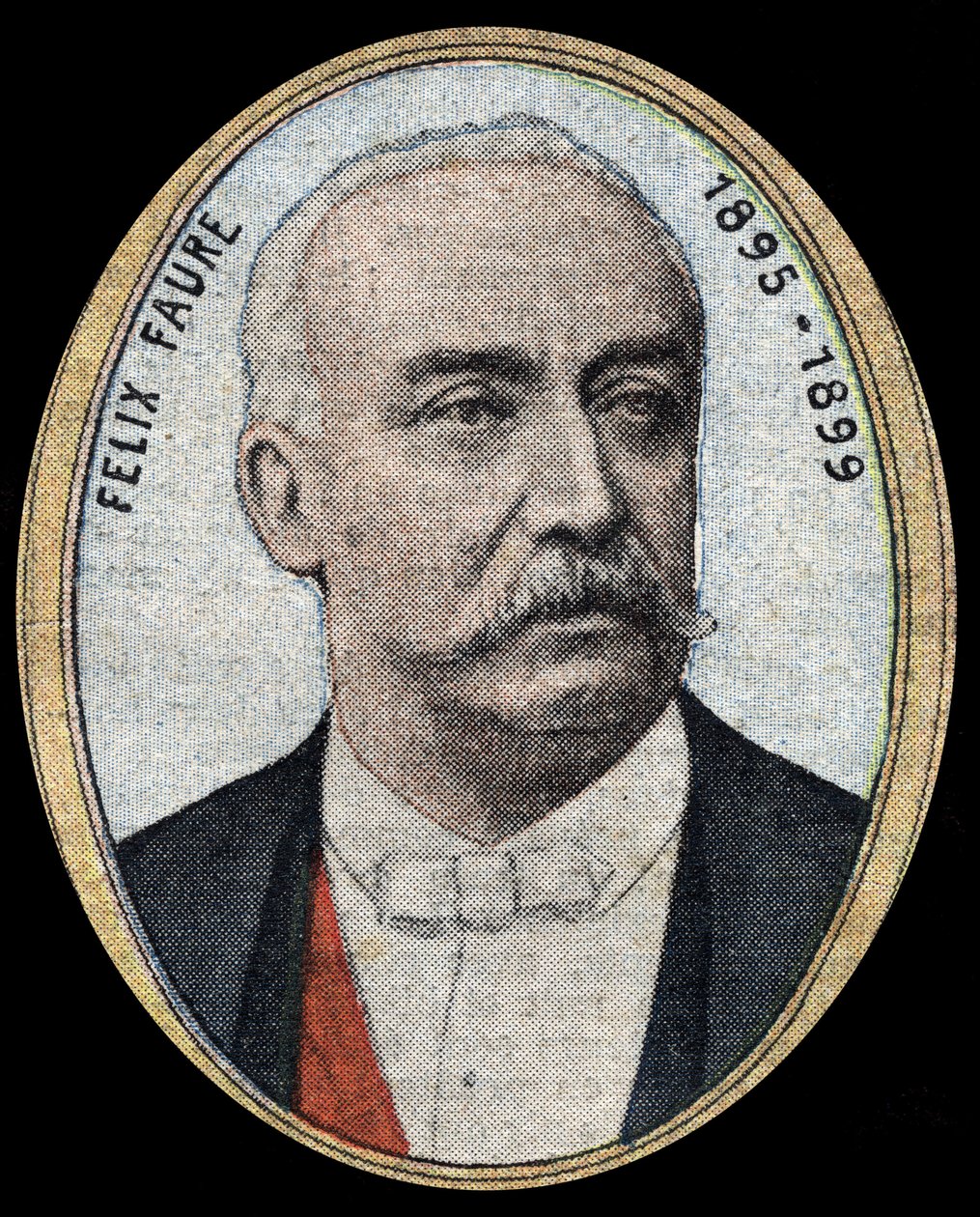 Portrét Felixe Faureho (1841-1899), průmyslníka a politika, umírněného republikána, v letech 1895 až 1899 se stal prezidentem republiky. od French School