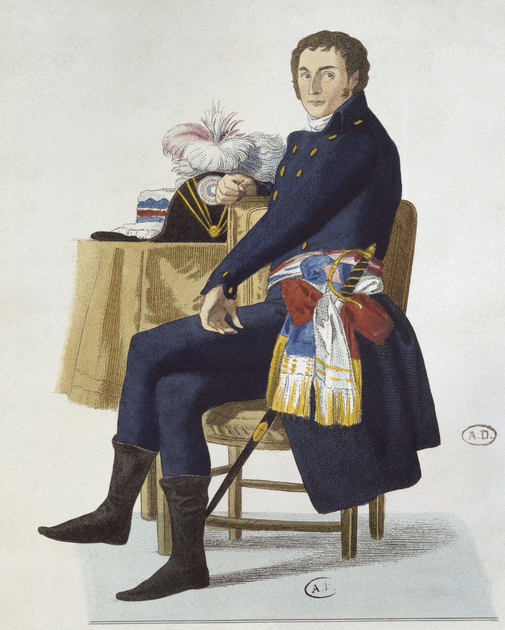Portrét Ferdinanda Guillemardeta, 1798 od French School