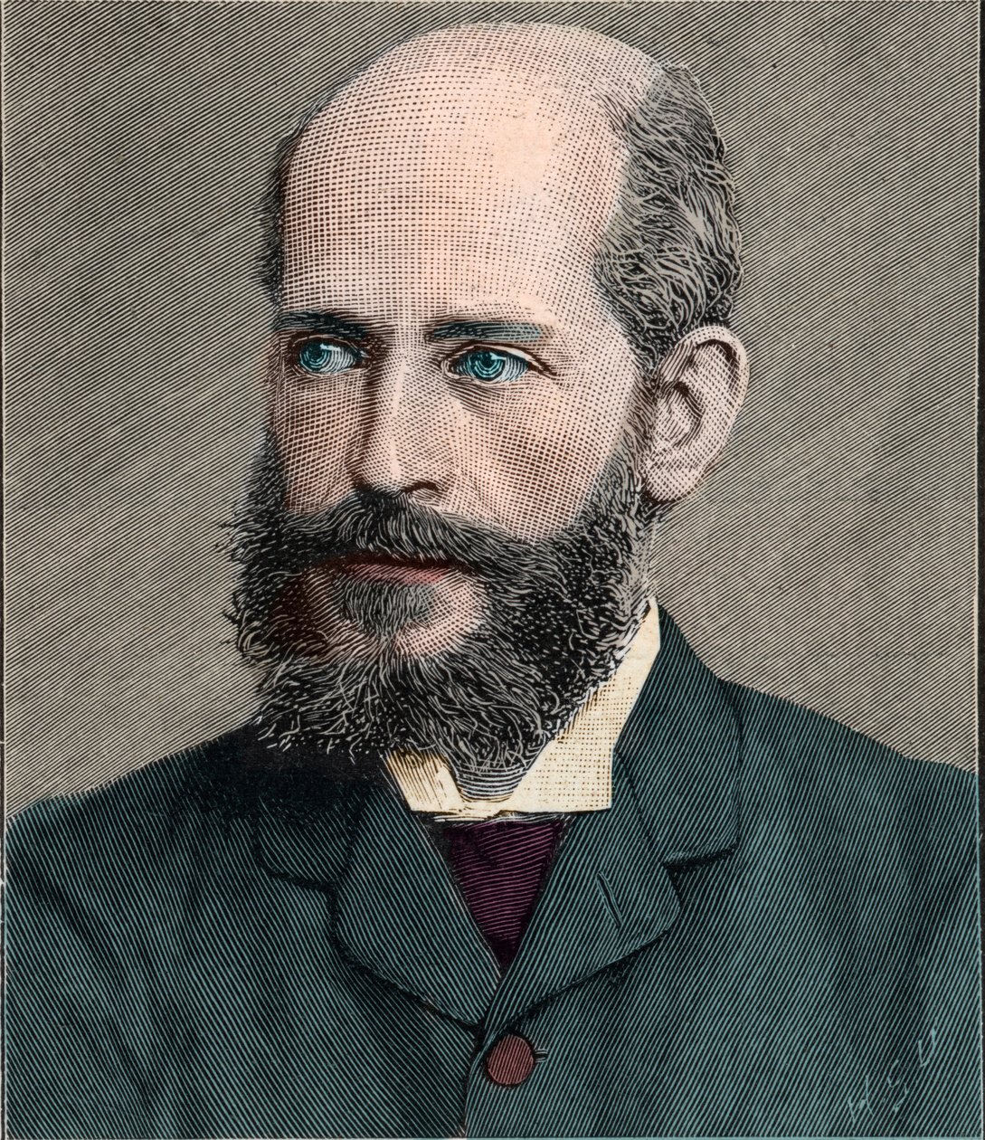 Portrét Ferdinanda Jamese Anselma Freiherra von Rothschilda (1839-1898), anglického sběratele umění. 1898. od French School