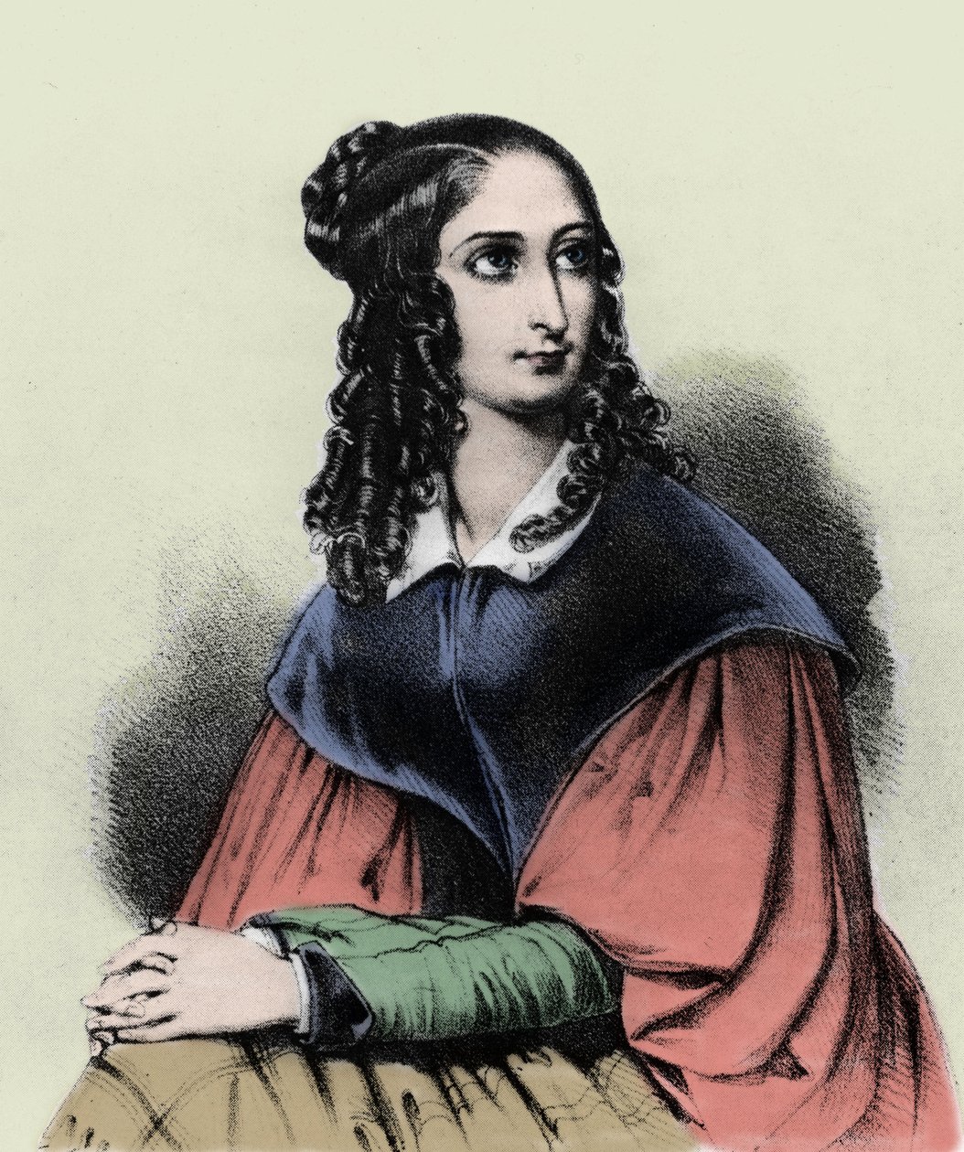 Portrét Flory Tristan, Gauguinovy babičky, 1839 od French School