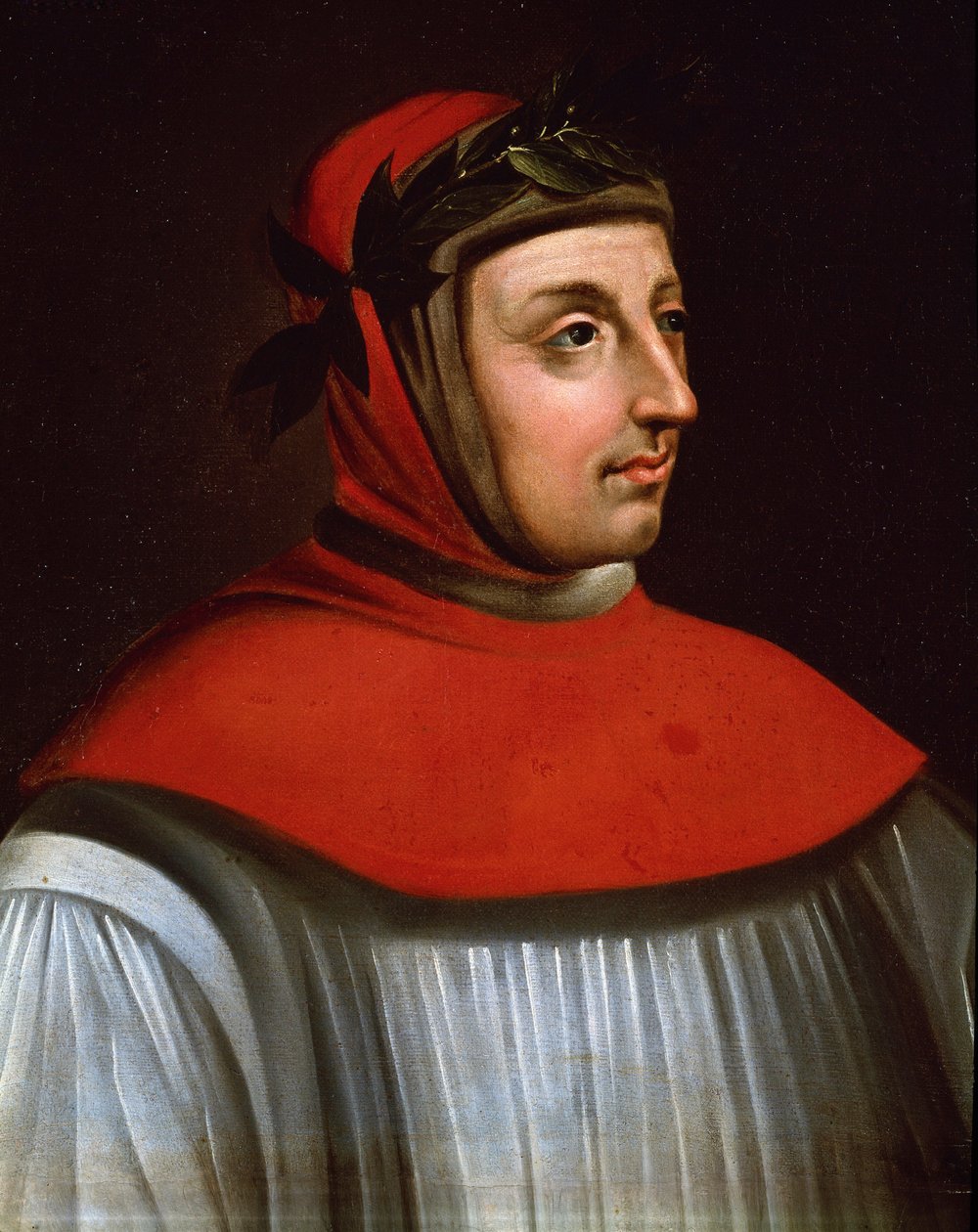 Portrét Francesca Petrarcy, zvaného Petrarca (Malba od French School