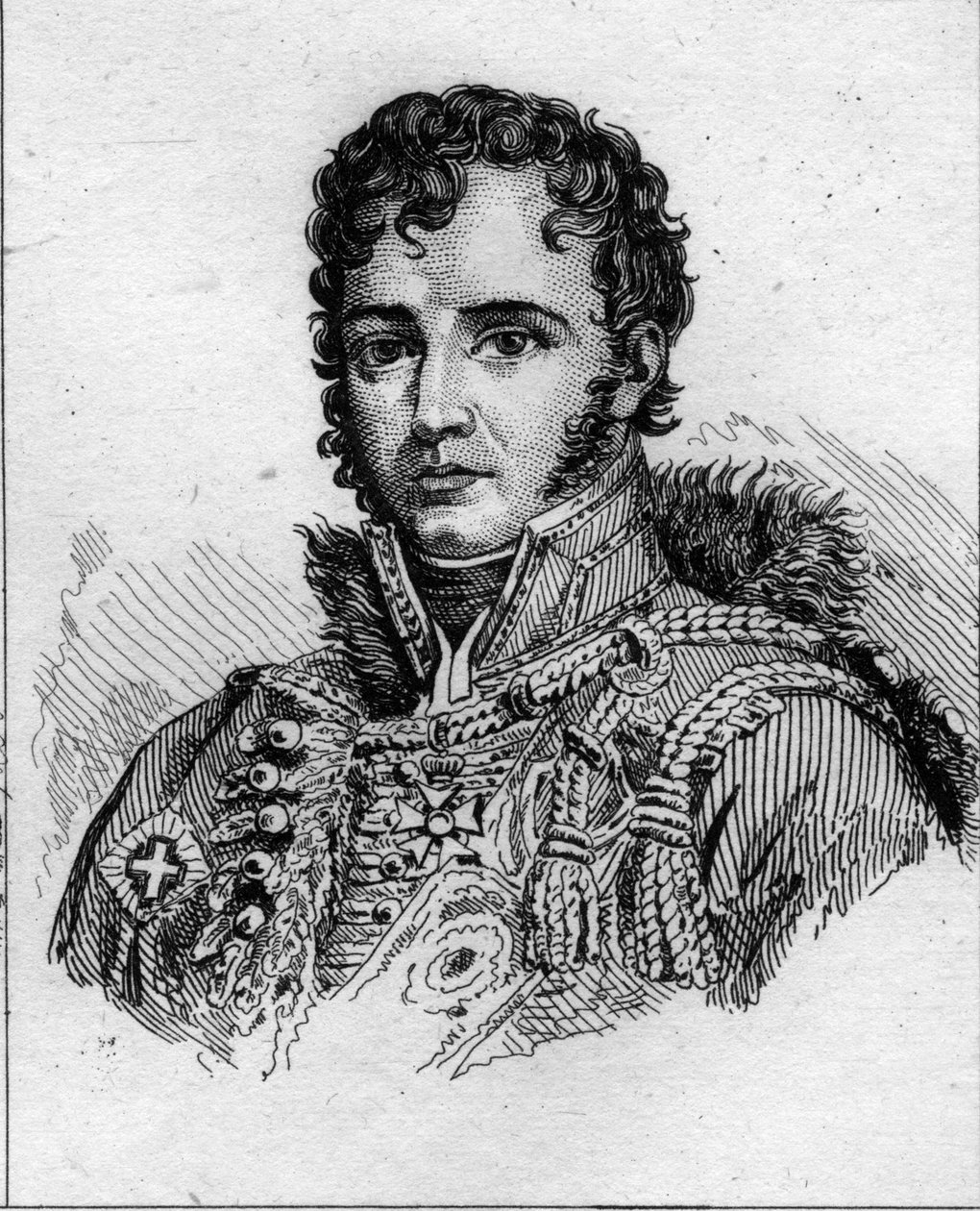 Portrét Francoise Antoina Charlese Lallemanda od French School