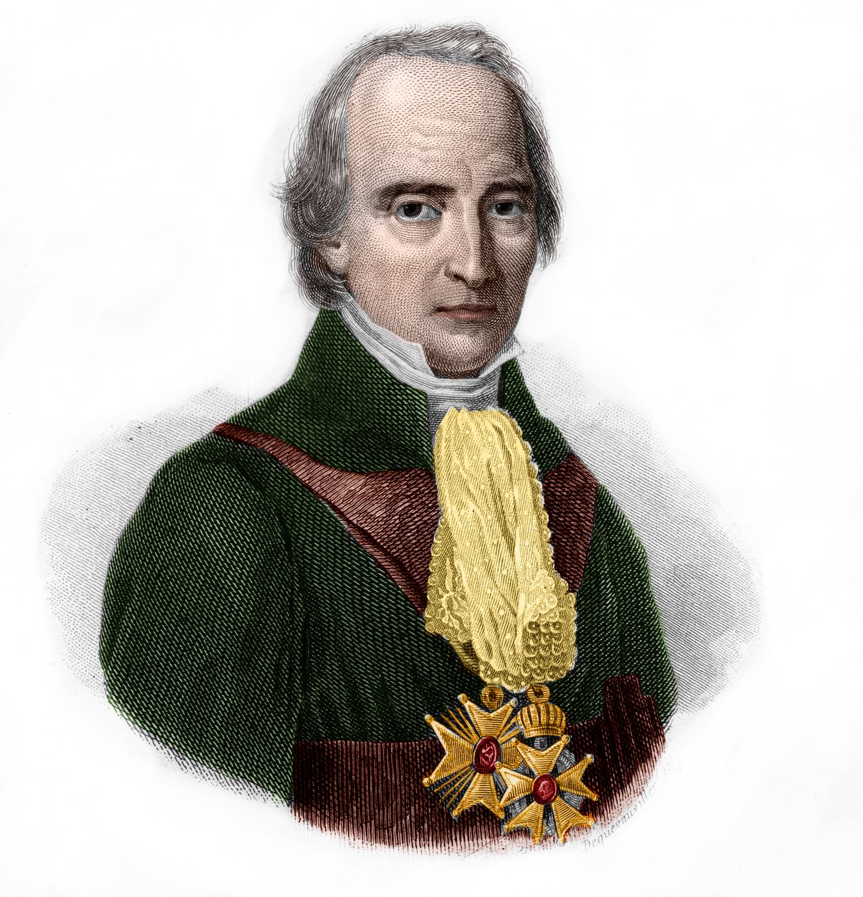Portrét Francoise Barbe-Marboise, markýze de Barbe Marbois (1745-1837), francouzského politika. od French School