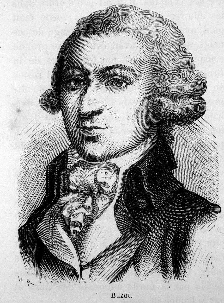 Portrét Francoise Buzota (1760 - 1794), politika - v „Dějinách Francie““ od Henriho Martina od French School