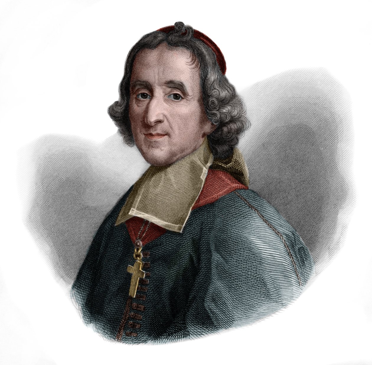 Portrét Francoise Fenelona (1651-1715) francouzského katolického arcibiskupa, teologa, básníka a spisovatele. od French School