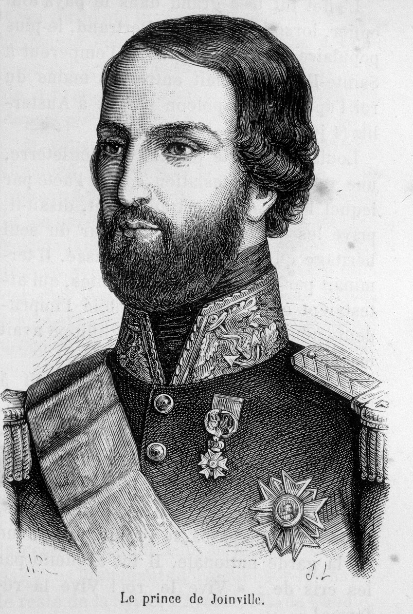 Portrét Francois Ferdinand Philippe, princ z Joinville (1818-1900). od French School