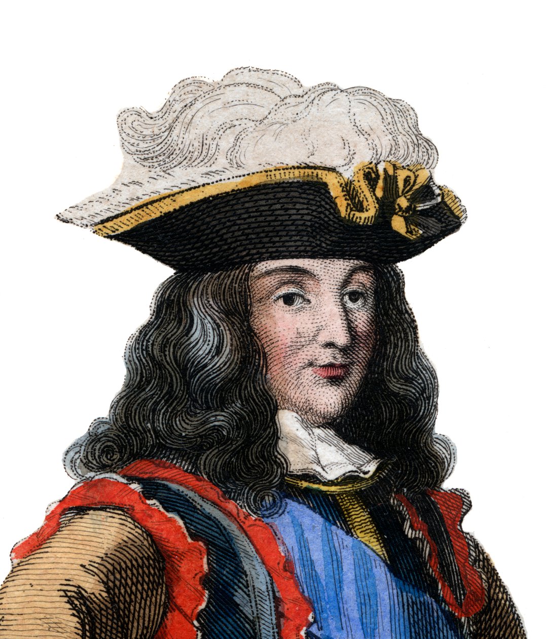 Portrét Francois Henri de Montmorency Bouteville, zvaného Marechal de Luxembourg, (1628-1695), francouzský generál, maršál Francie. od French School