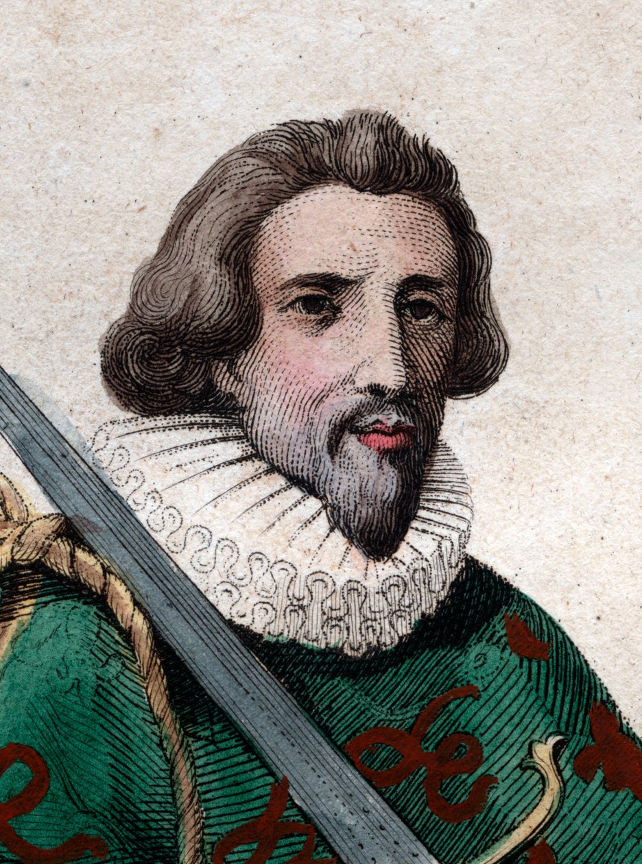 Portrét Francois de Bonne, vévoda de Lesdiguieres (1543-1626), francouzský voják a konstábl Francie. od French School