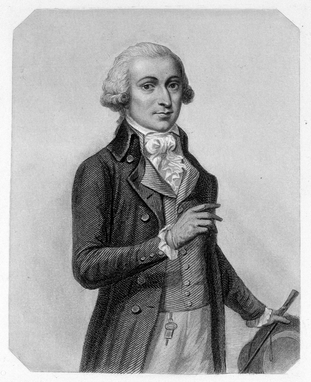 Portrét Francoise Buzota, francouzského politika (1760-1794). V „Historie Girondinů““ od Lamartina od French School