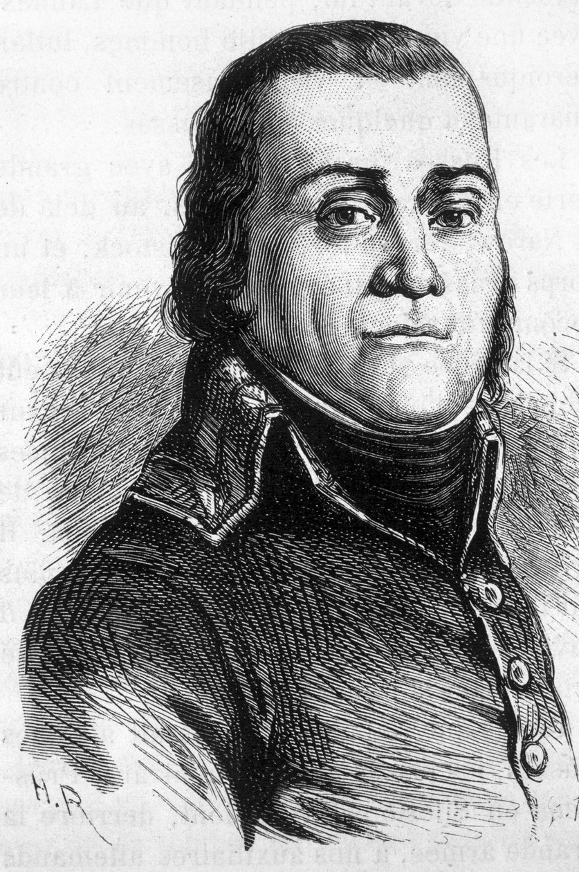 Portrét Françoise Josepha Lefebvrea (1755 - 1820), maršála a vrstevníka Francie - v „“L’Histoire de France““ od Henriho Martina od French School