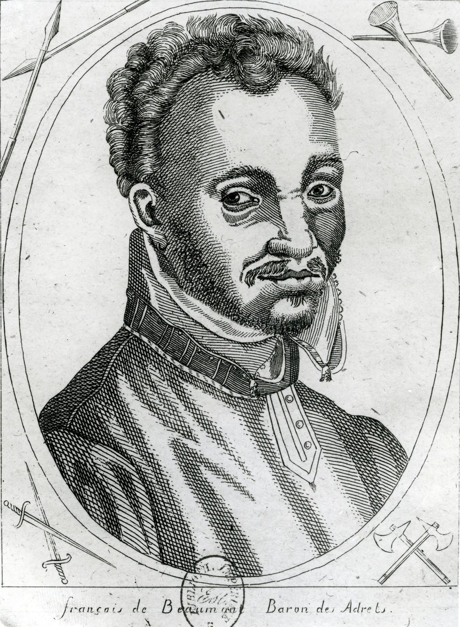 Portrét Françoise de Beaumont, baron des Adrets od French School