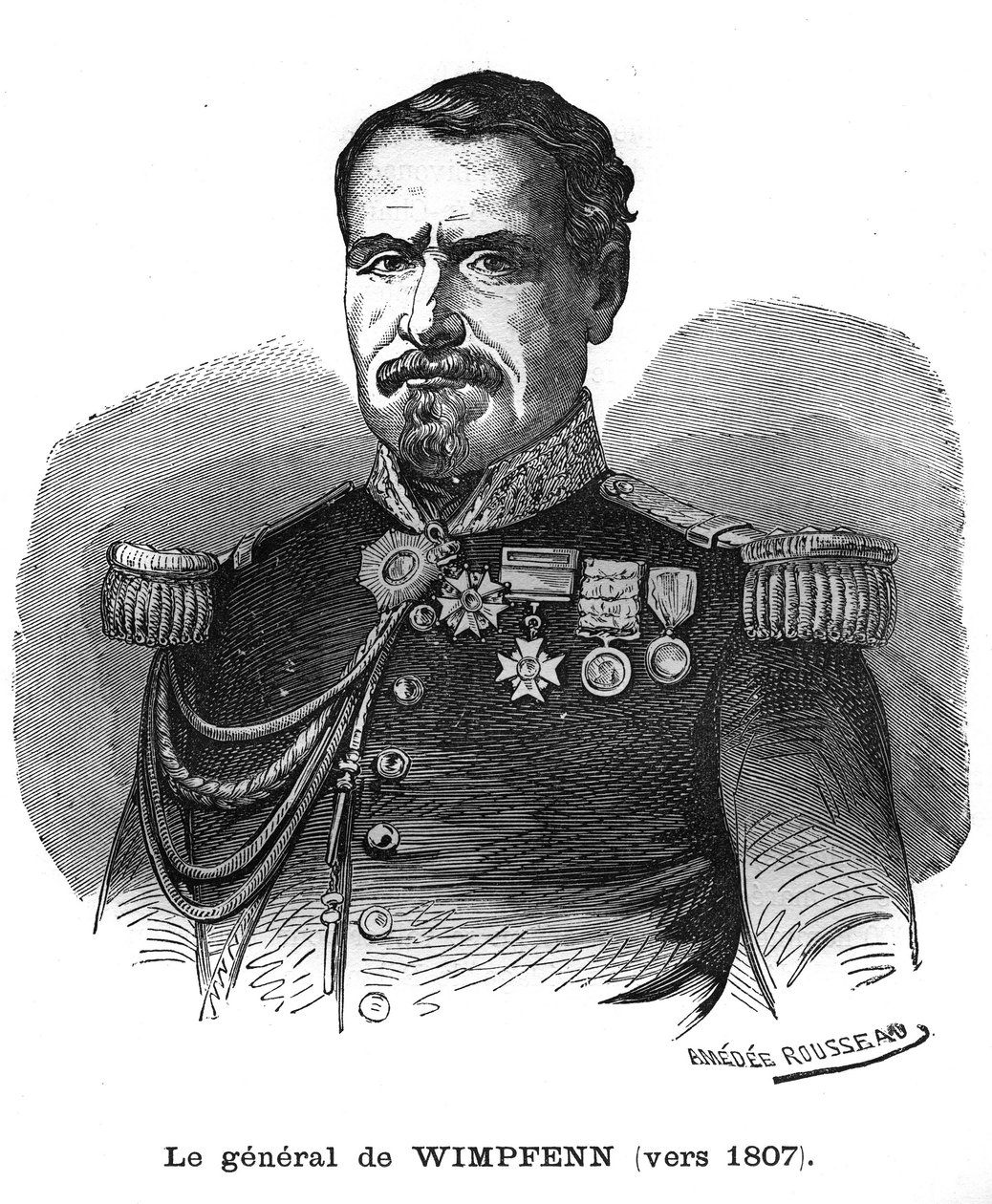 Portrét barona Emmanuela Felixe von Wimpffen (Wimpfenn od French School