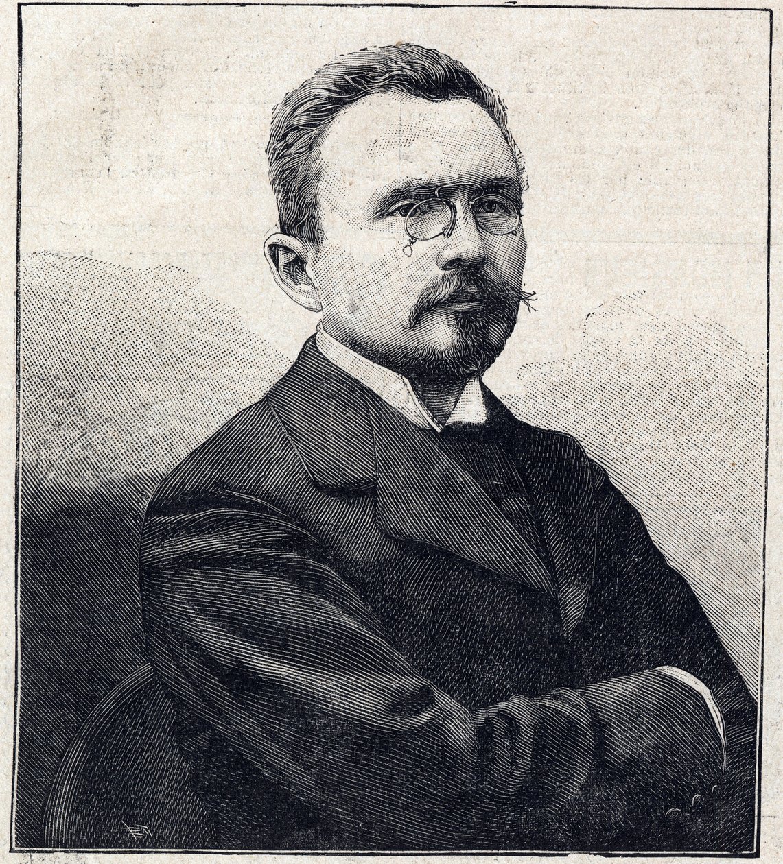 Portrét Gabriela Alberta Auguste Hanotauxe Francouzský diplomat, historik a politik (1853-1944). od French School