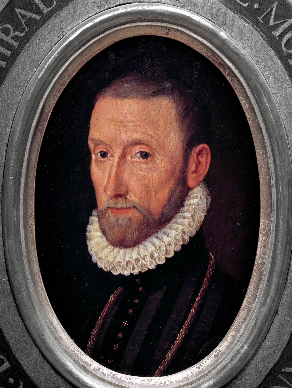 Portrét Gasparda de Coligny, admirála Francie (1519-1572) Obraz francouzské školy od French School