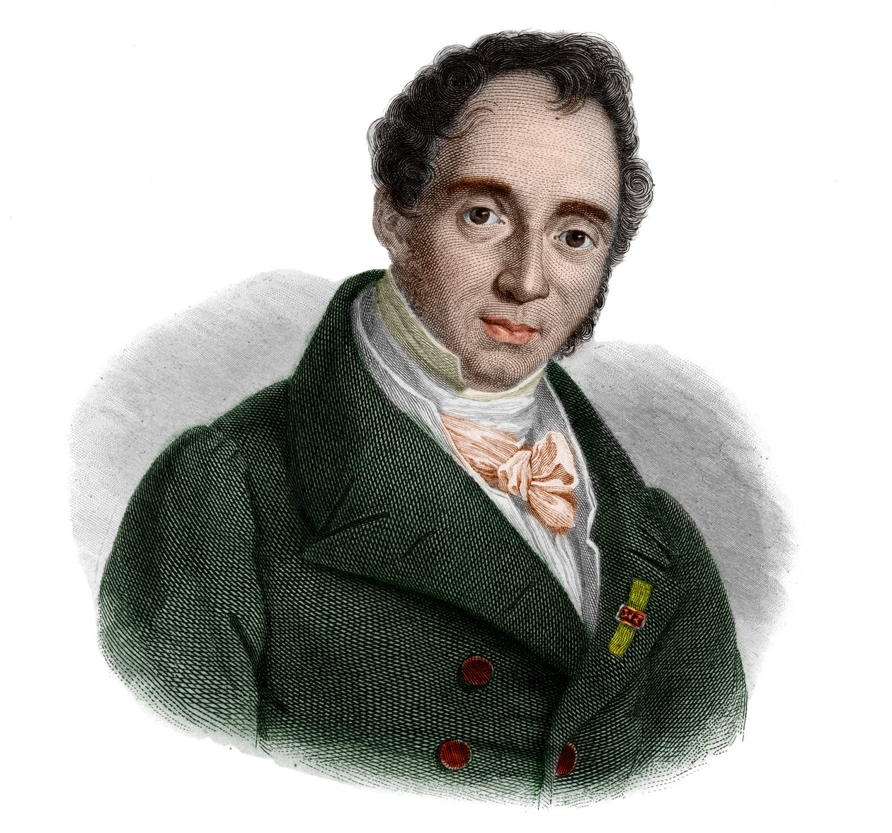 Portrét Gaudenzio de Pagave (1776-1833), italský státník. od French School