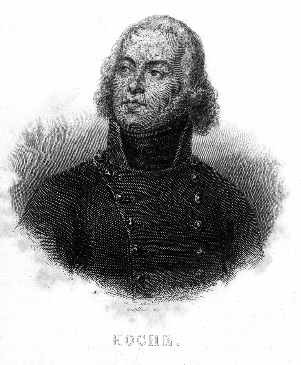 Portrét generála Lazare Louis Hoche (1768 - 1797) - v „“Revolution francaise““ od Thierse. 19. století od French School