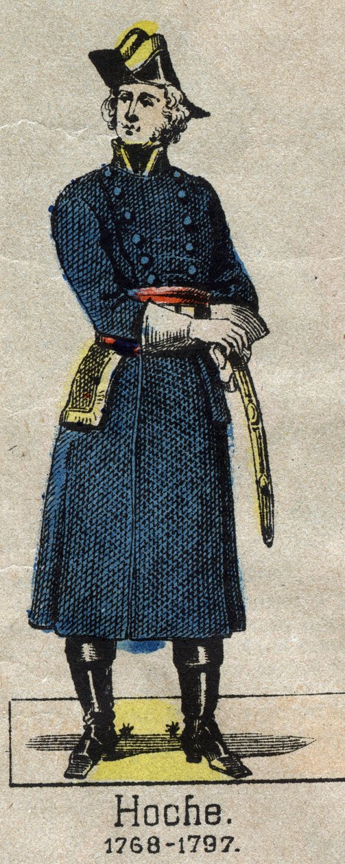 Portrét generála Louise Lazare Hoche (1768-1797) Obraz Epinalu z konce 19. století. od French School