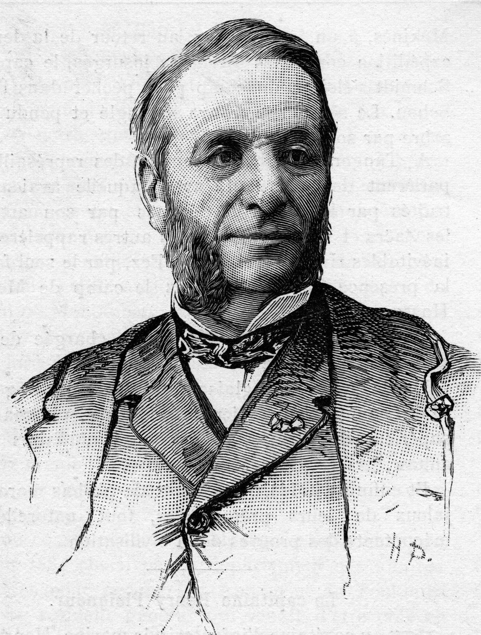 Portrét Georgese Guiffreyho (1827-1887), senátora Hautes Alpes v letech 1879-1887. od French School