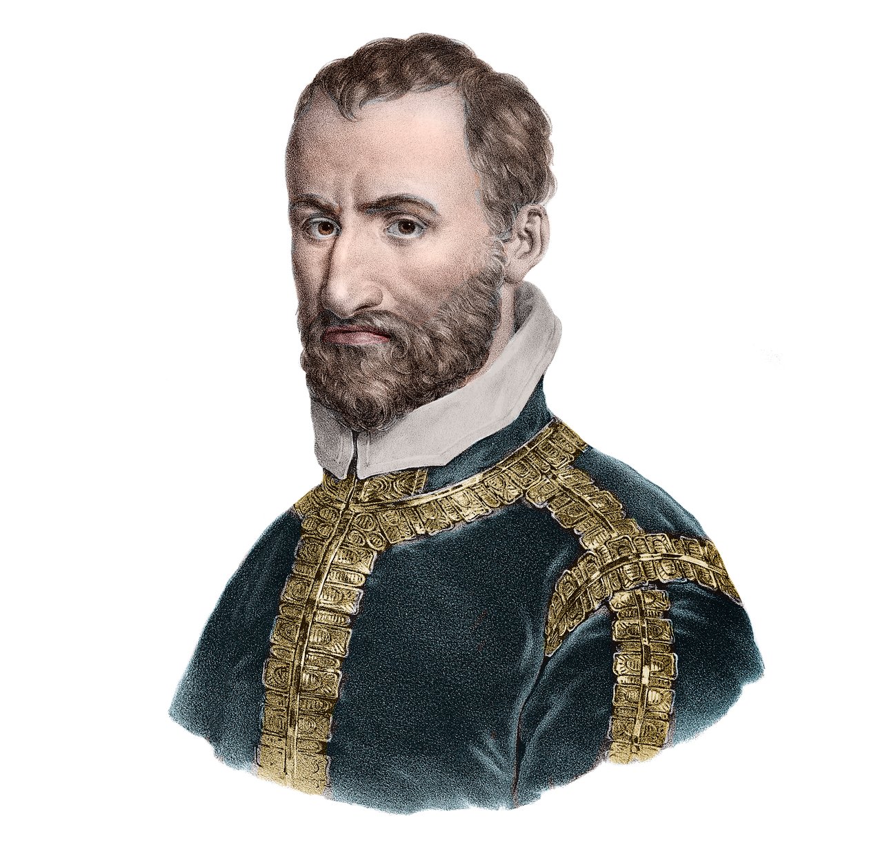 Portrét Giovanni Pierluigi da Palestrina (1525-1594), italský skladatel. od French School