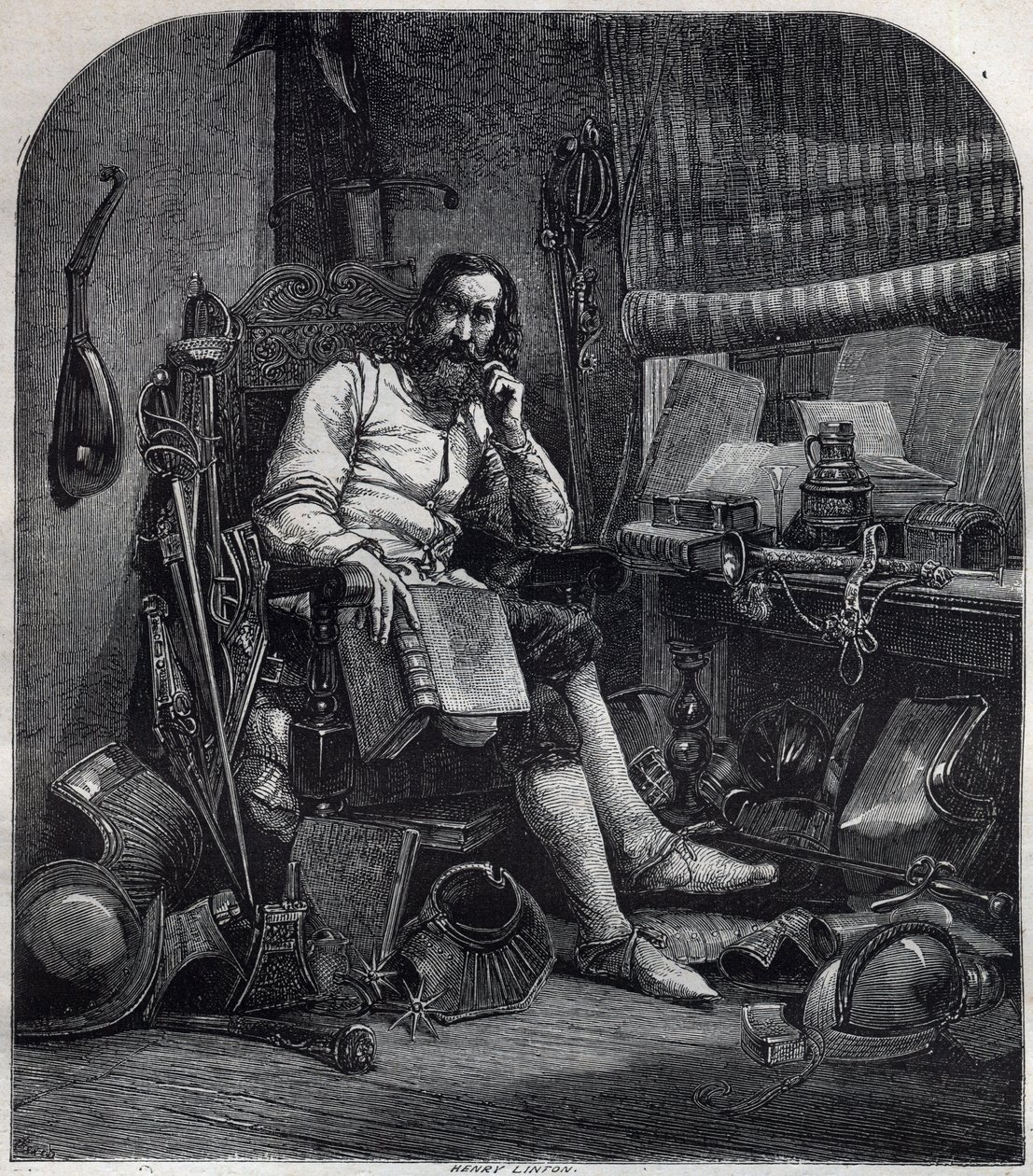 Portrét Gjergj Kastrioti Skanderbeg (nebo George Scanderbeg) Georges Scanderberg od French School