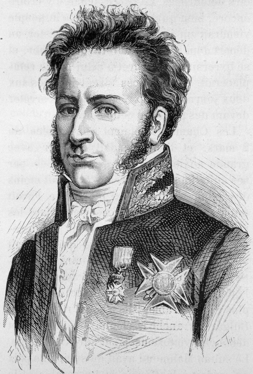 Portrét Guernona - Banville - v „Dějinách Francie““ od Henriho Martina od French School