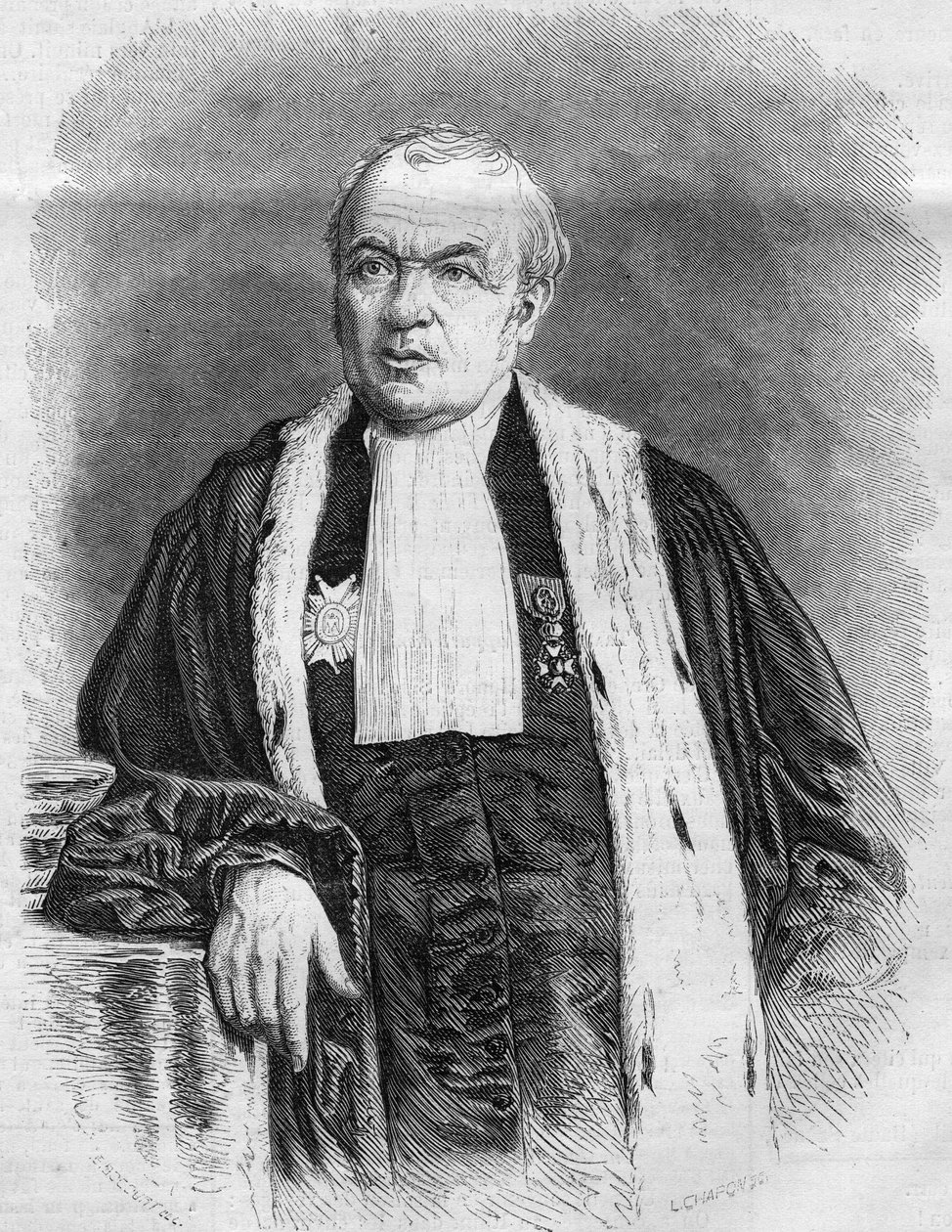 Portrét Gustava Louise Chaix d