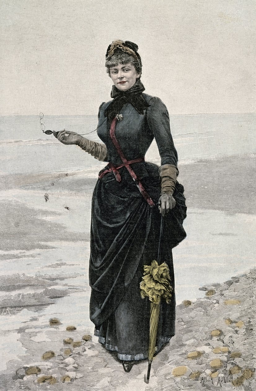 Portrét Gyp (Sibylle Gabrielle Marie Antoinette Riquetti de Mirabeau, hraběnka z Martel de Janville) (1849-1932), francouzský spisovatel Fren od French School