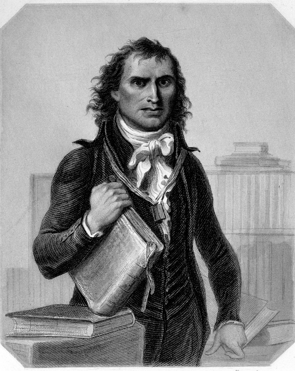 Portrét Henriho dit Abbé Grégoire (1750-1831), francouzského církevního a politika. V „Historie Girondinů““ od Lamartina od French School