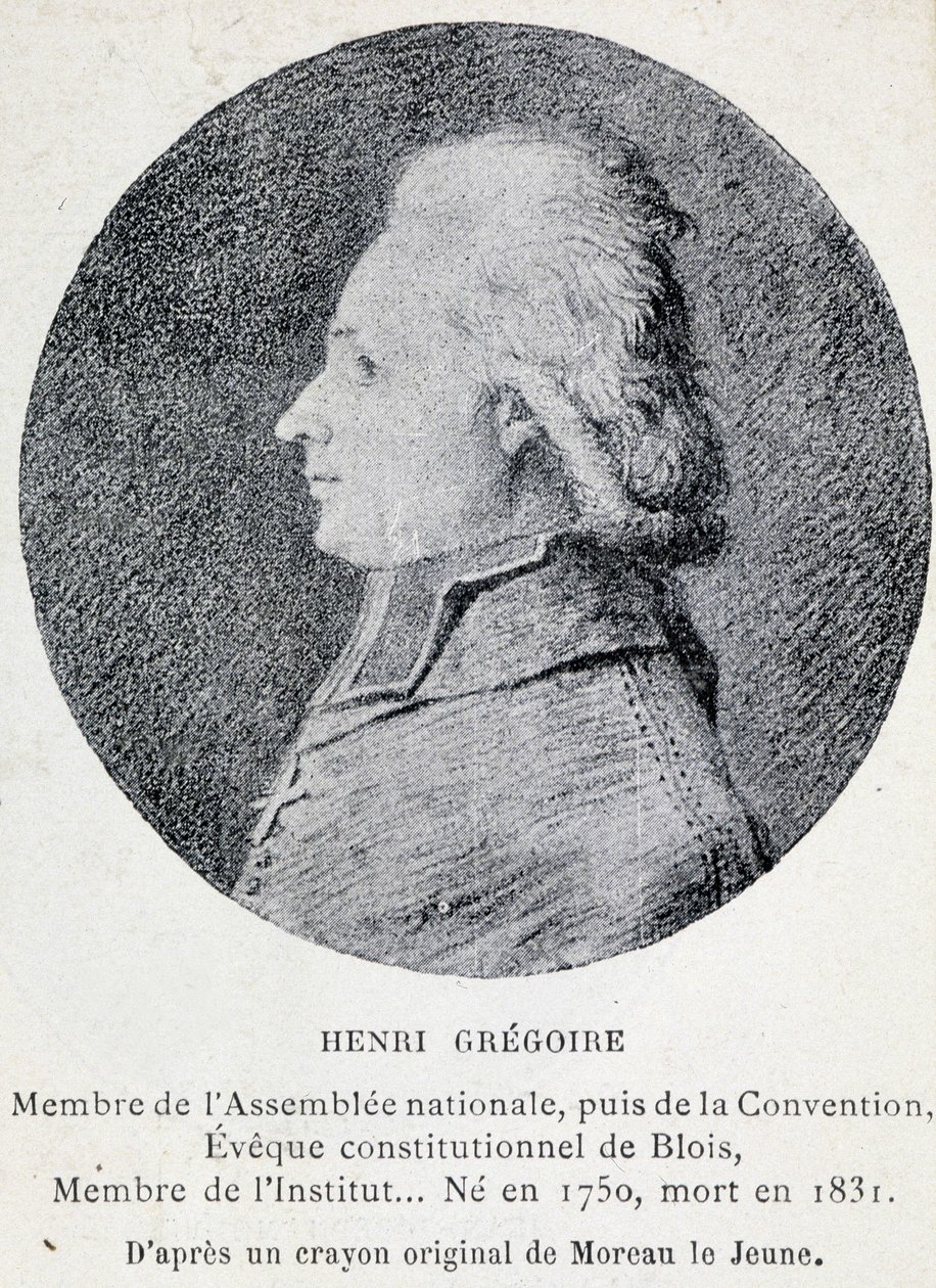 Portrét Henriho známého jako abbé Gregoire (1750-1831), francouzský duchovní a politik od French School