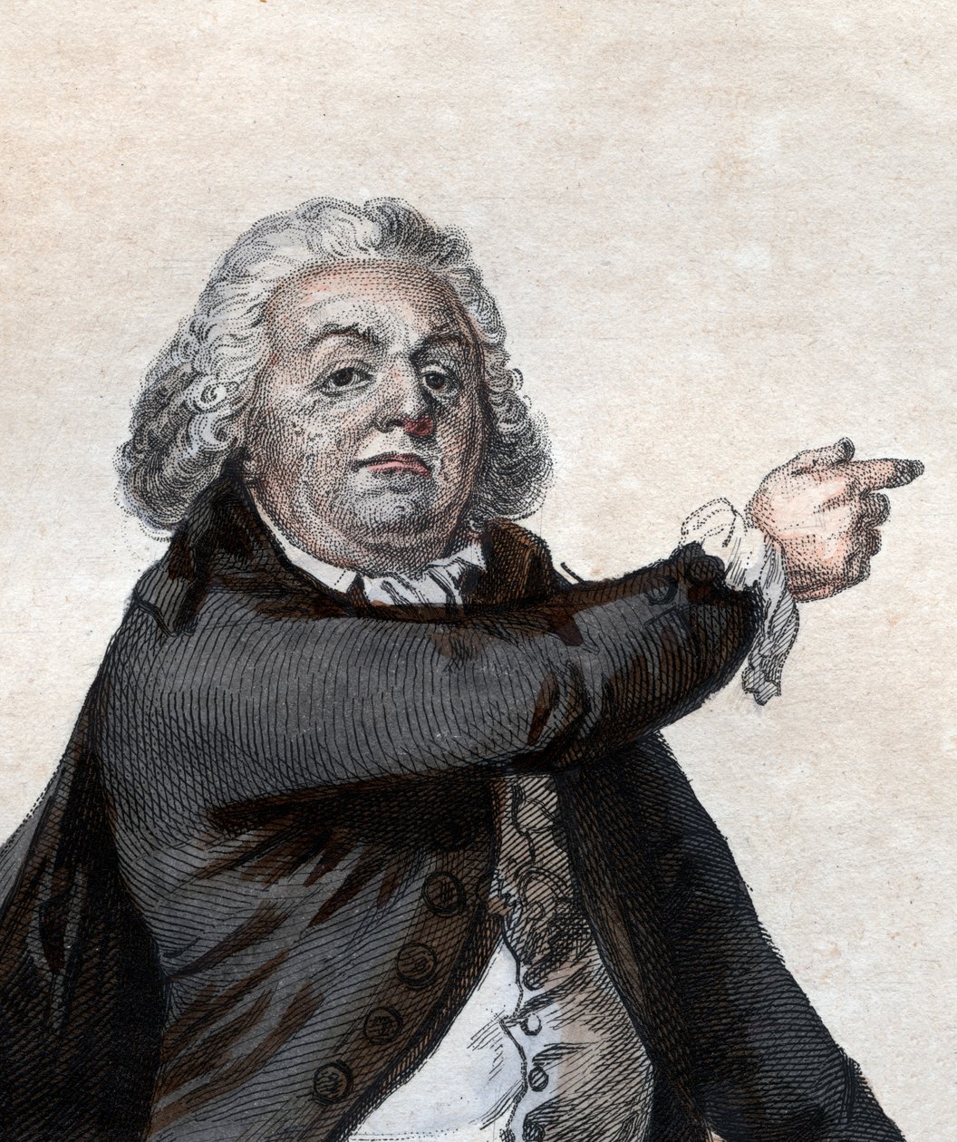 Portrét Honore Gabriela Riquetiho, hraběte de Mirabeau (1749-1791), francouzského politika a revolucionáře. od French School