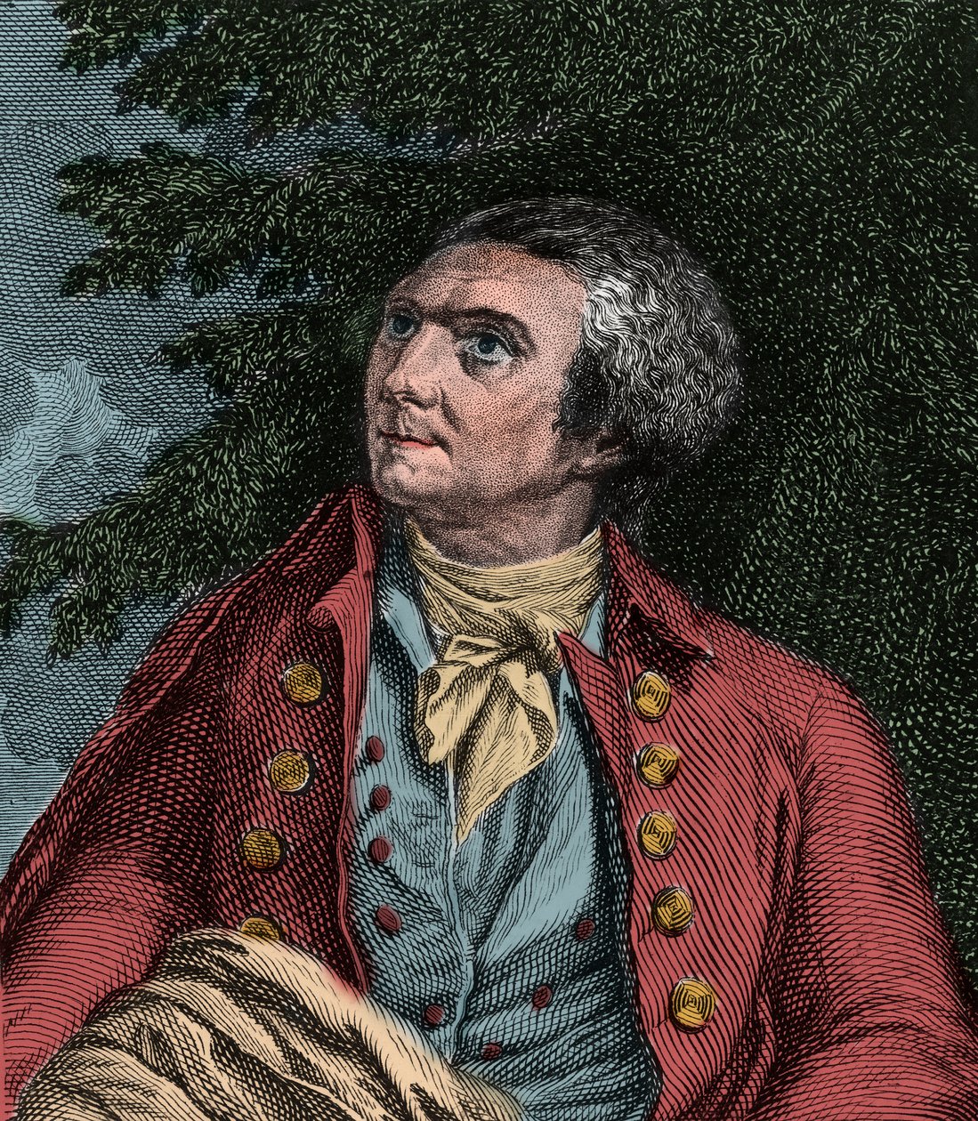 Portrét Horace Benedict de Saussure (1740-1799) od French School