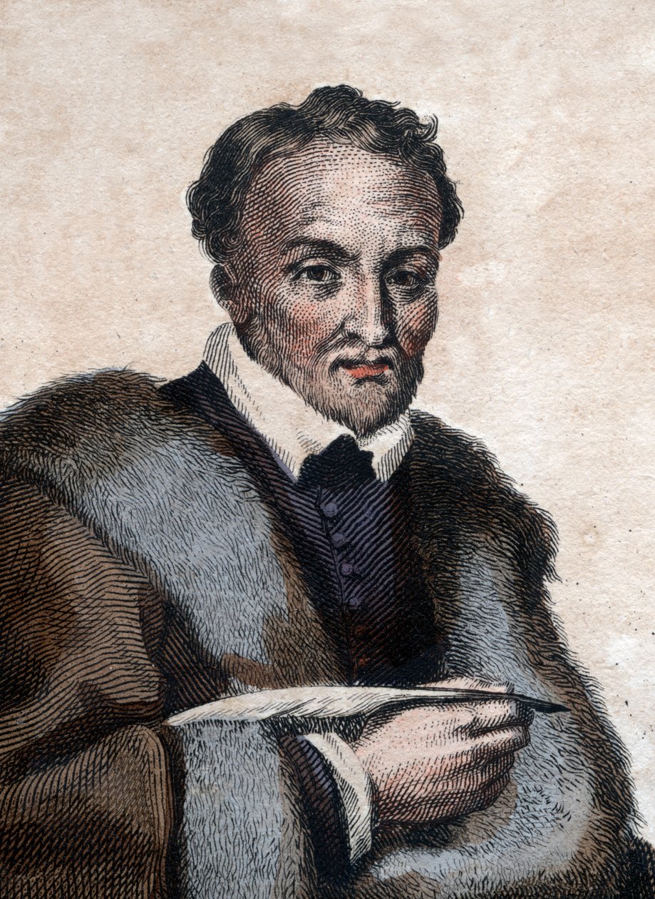 Portrét Jacquese Amyota (1513-1593), francouzského biskupa, spisovatele a překladatele. od French School