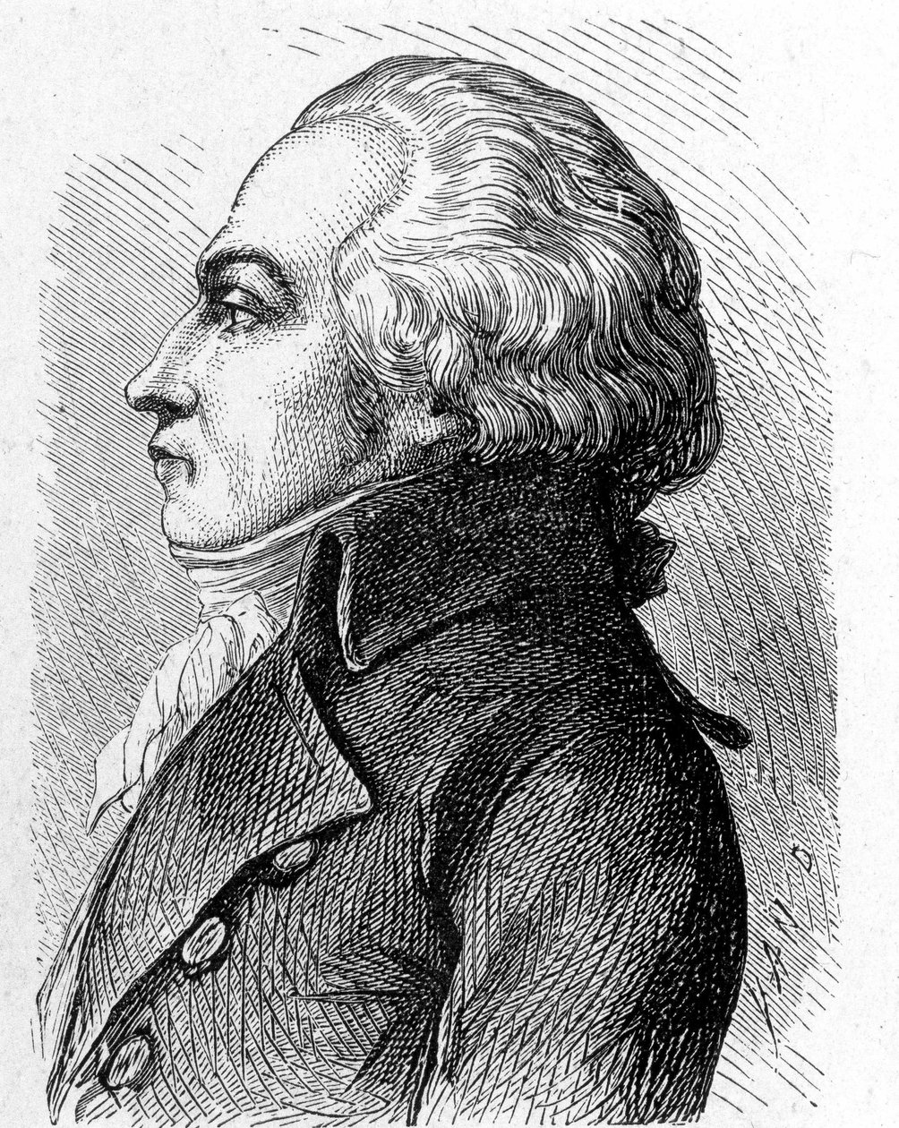 Portrét Jacquese Constantina Periera (1742 - 1818) - v „“ Album of Science; proslulí učenci; Velké objevy “”” 1896. od French School