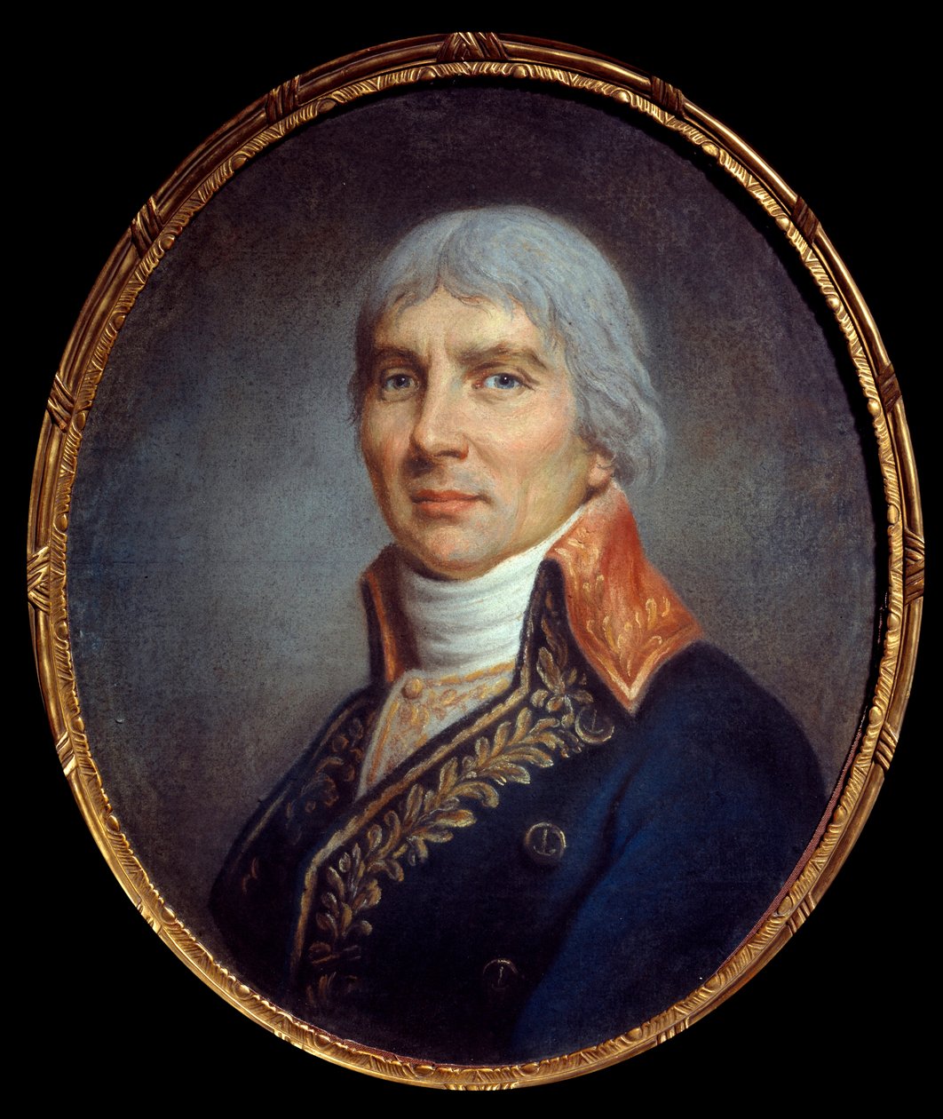Portrét Jacquese Francoise Coquille dit Dugommier (1738-1794). Anonymní obraz francouzské školy od French School