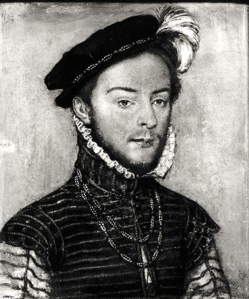 Portrét Jacquese de Savoie (1531-85) vévoda z Nemours, kolem roku 1565 od French School