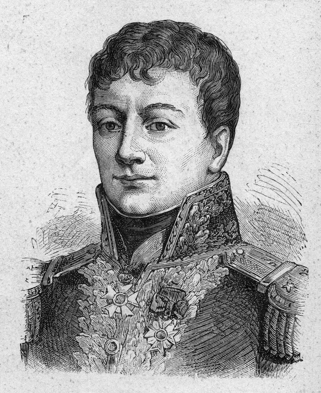 Portrét Jean-Baptiste (Jean Baptiste) Raymond Lacrosse (1765-1829) 1. komisař republiky a guvernér Guadeloupe. od French School