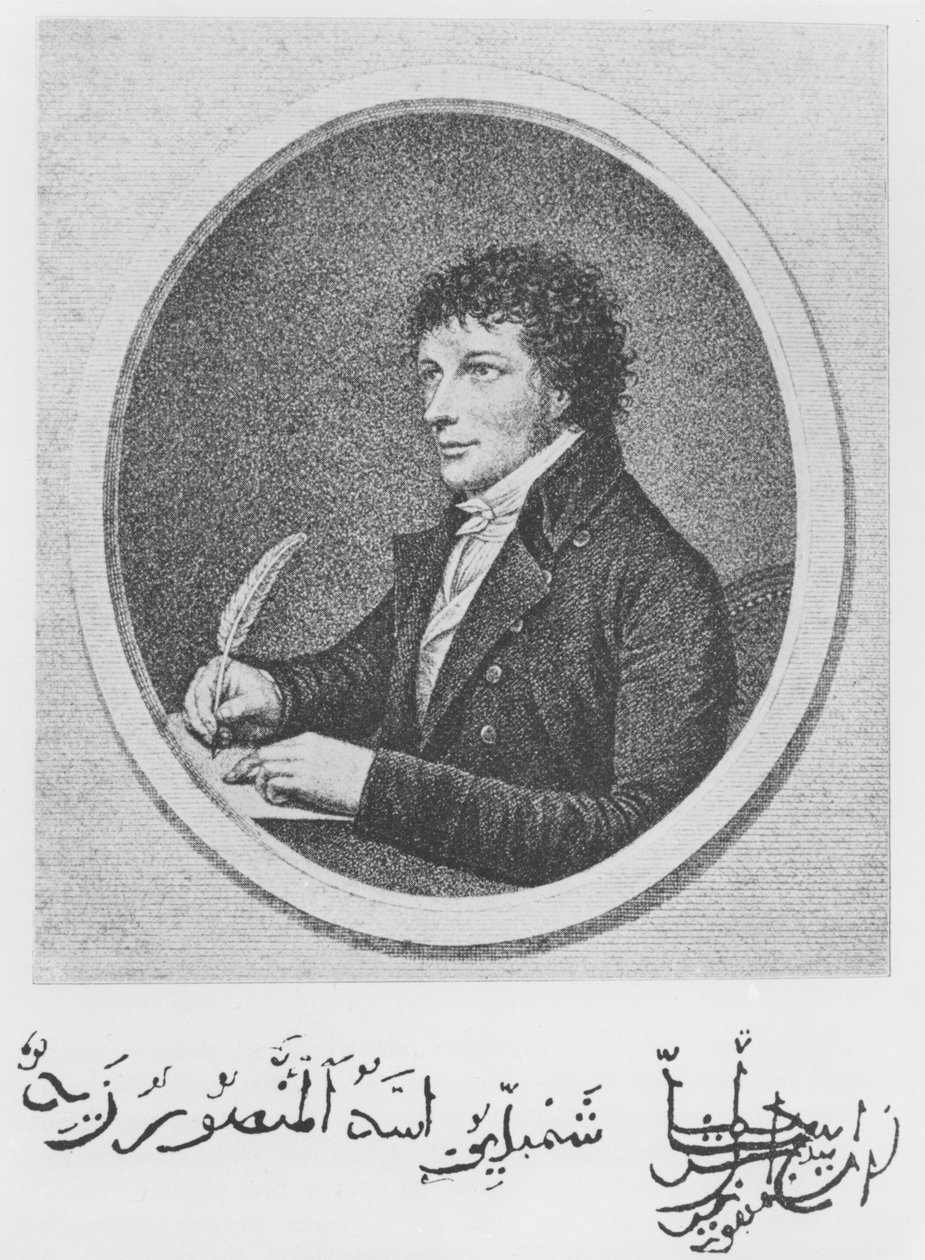 Portrét Jean-Francoise Champolliona (1790-1832) od French School