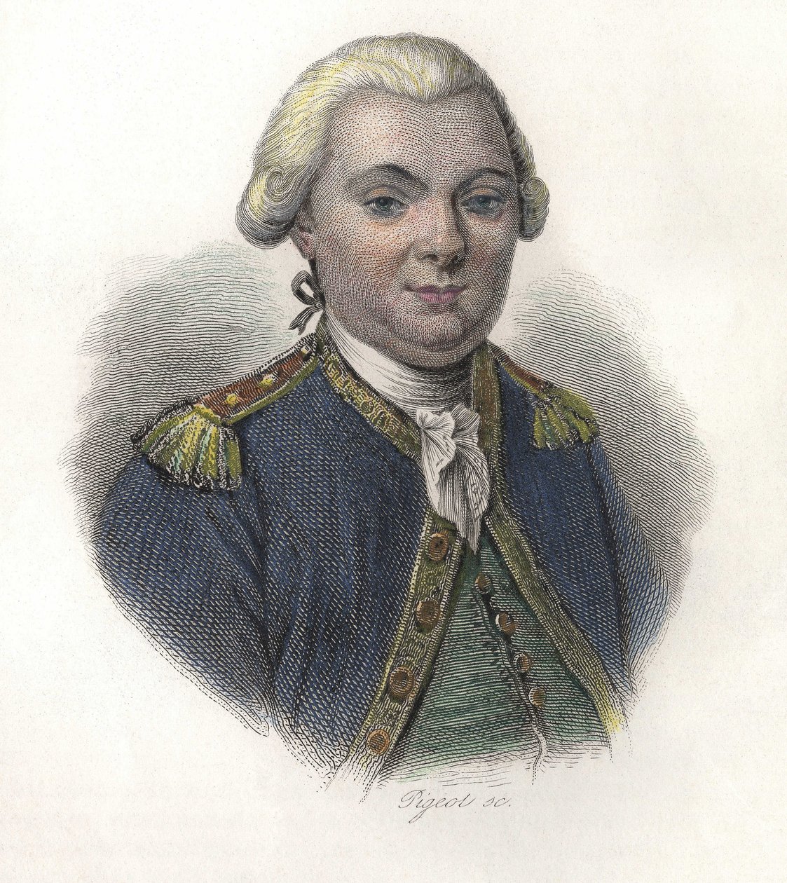 Portrét Jean-Francoise Galaupa, hraběte z La Perouse (Jean Francois Laperouse od French School