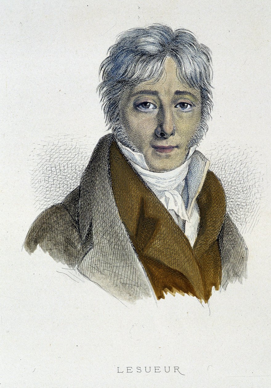 Portrét Jean - François Lesueur - rytina od French School