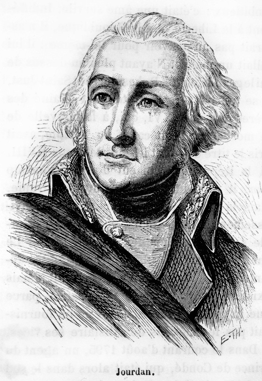 Portrét Jeana Baptista Jourdana (1762-1833), maršála Říše, vítěze bitvy u Fleurus (26. června 1794) - v "" L