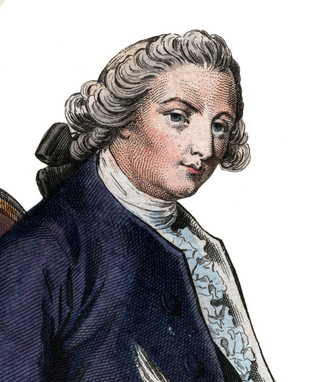 Portrét Jean Baptiste Louis Gresset (1709-1777), francouzský básník a dramatik. od French School