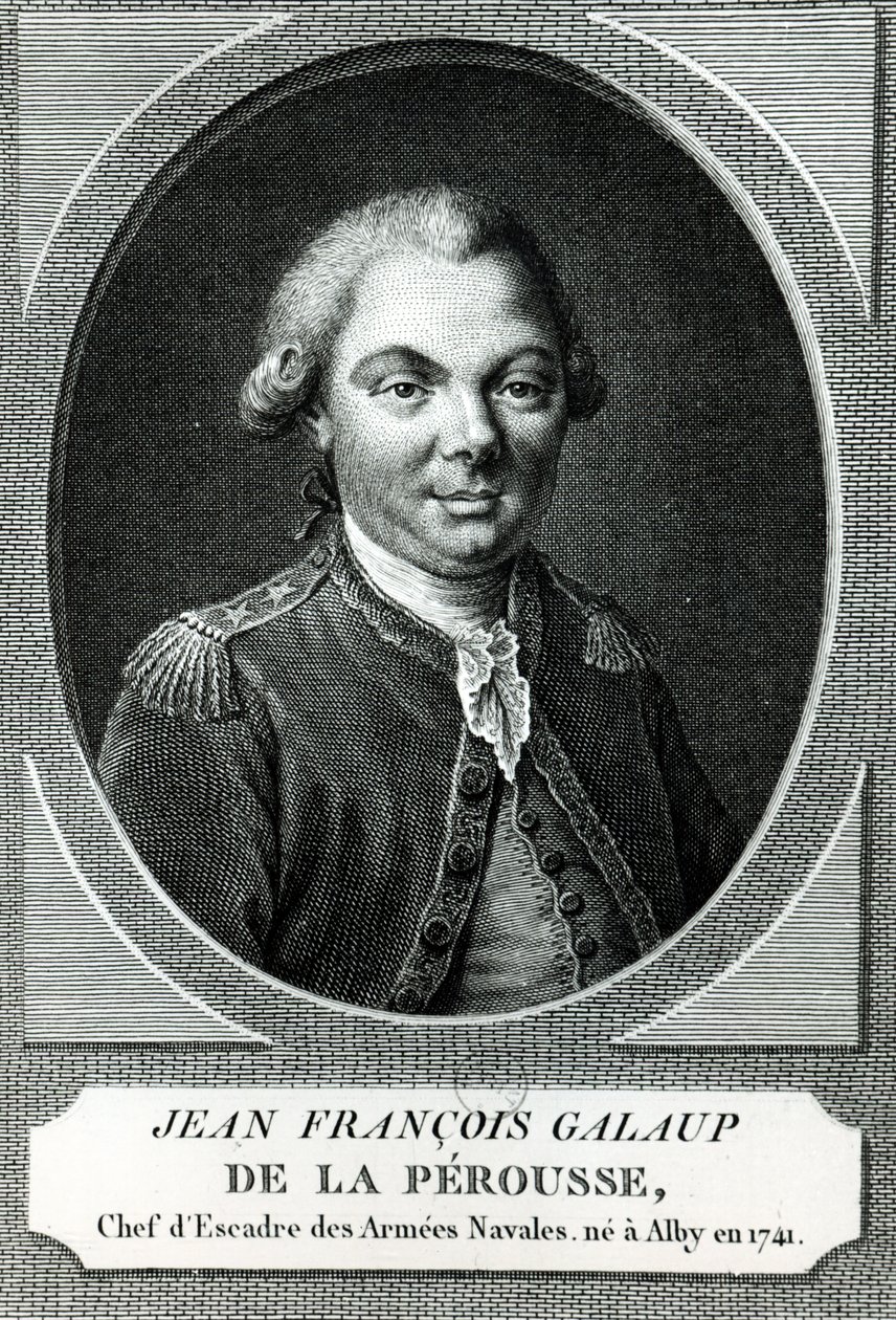 Portrét Jeana Francoise Galaupa de la Perouse (1741-88) od French School