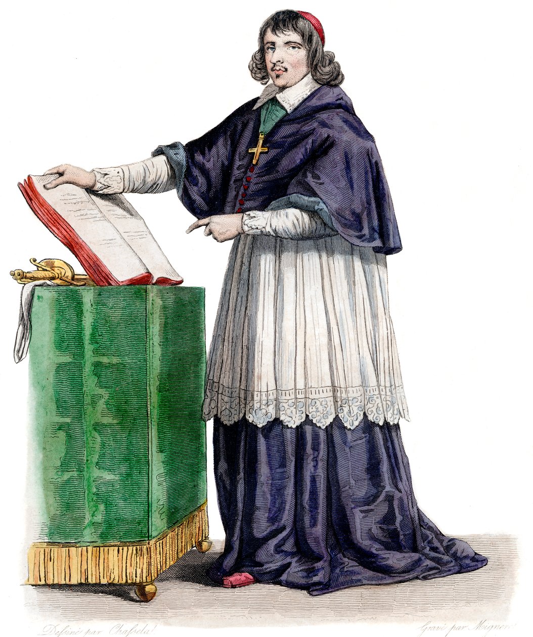 Portrét Jean Francois Paul de Gondi (Gondy) (1614-1679), kardinál de Retz, francouzský biskup coadjutor. od French School