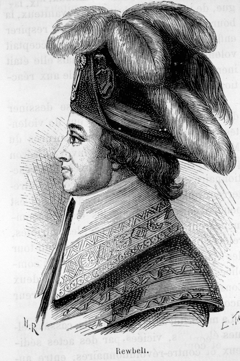 Portrét Jeana Françoise Rewbella (nebo Reubella), francouzského politika (1747 - 1807) - v „“ L