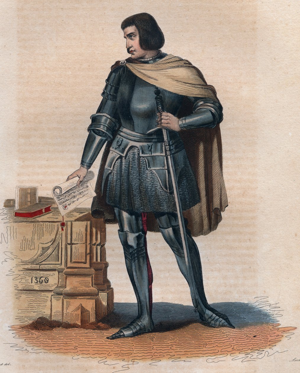 Portrét Jeana Juvenala (Jouvenela) des Ursins (1360-1431), francouzského soudce. od French School