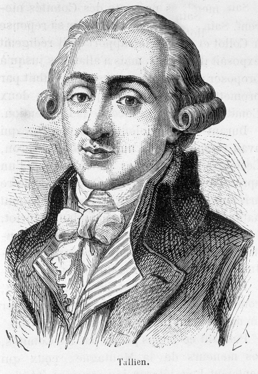 Portrét Jeana Lamberta (Jean-Lamberta) Talliana, francouzského politika (1767-1820) - v „“ L