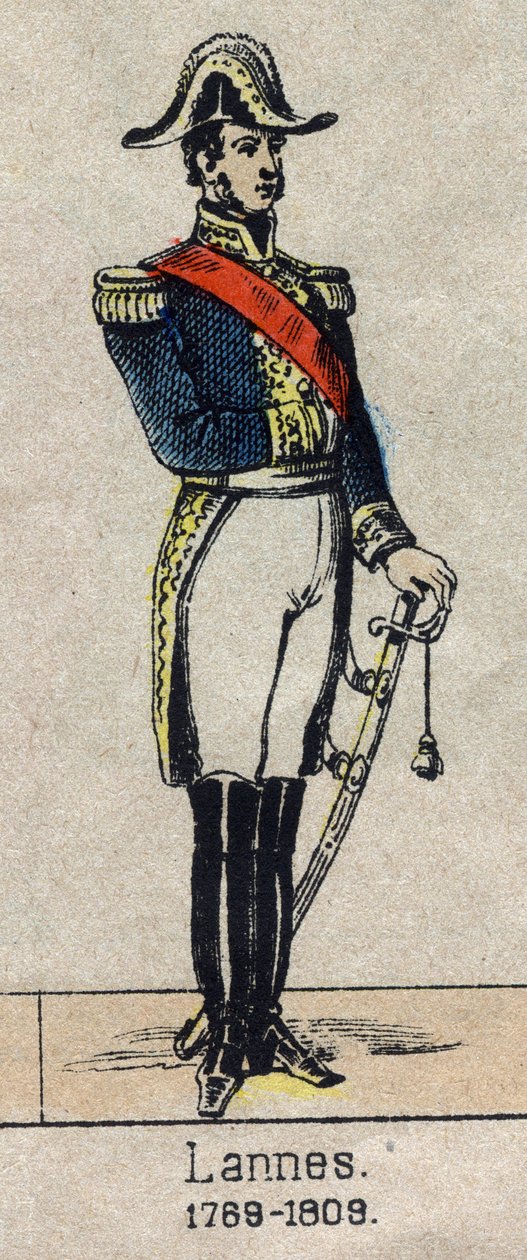 Portrét Jeana Lannese, vévody z Montebella, Marechala z Francie (1769-1809) Obraz Epinalu z konce 19. století. od French School