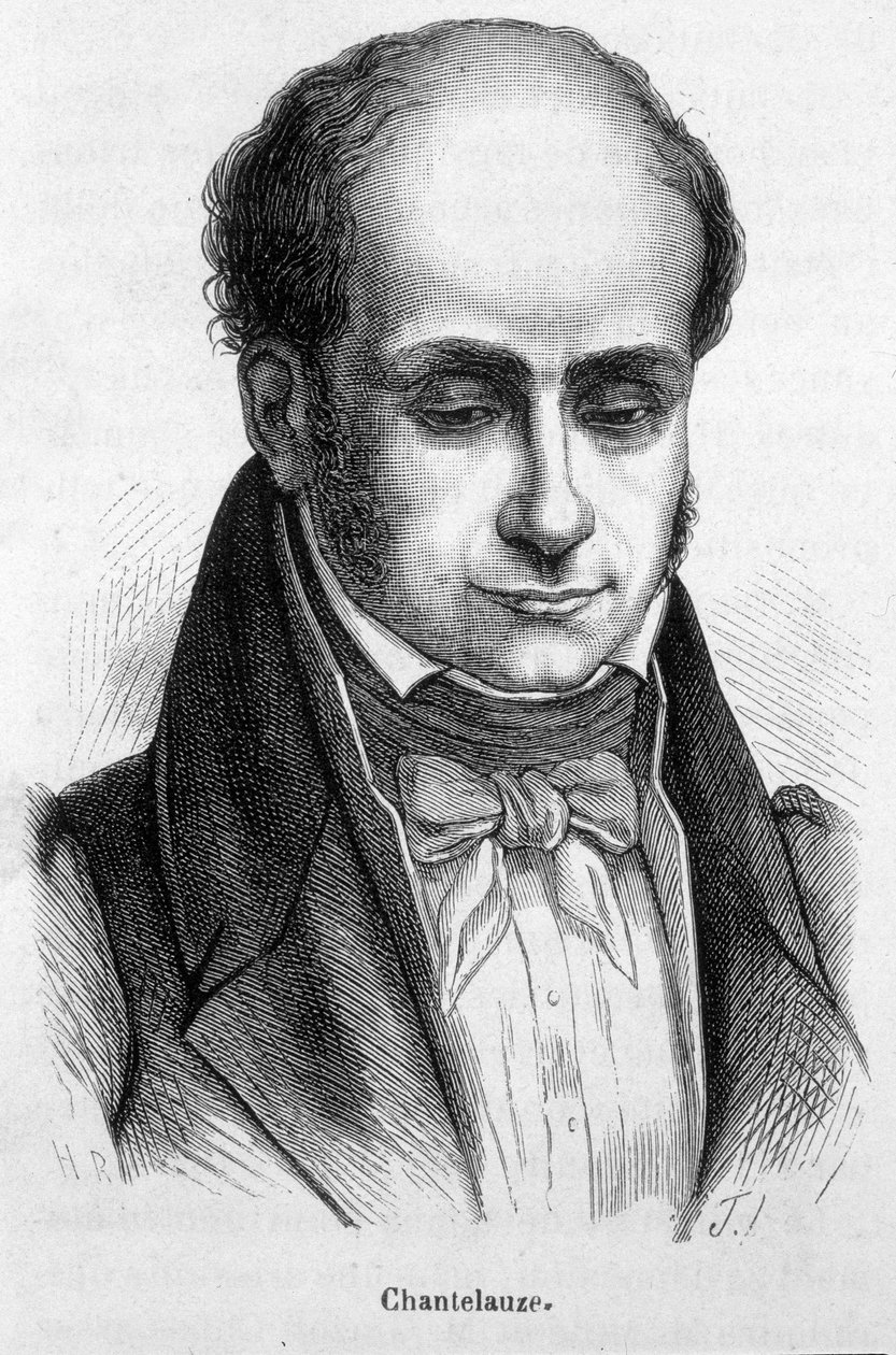 Portrét Jeana de Chantelauze (1787-1859), ministra spravedlnosti. od French School