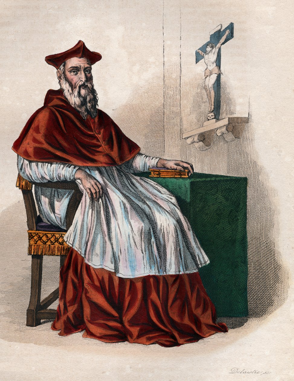 Portrét Jeana du Bellay (1492-1560), francouzského kardinála a diplomata. od French School