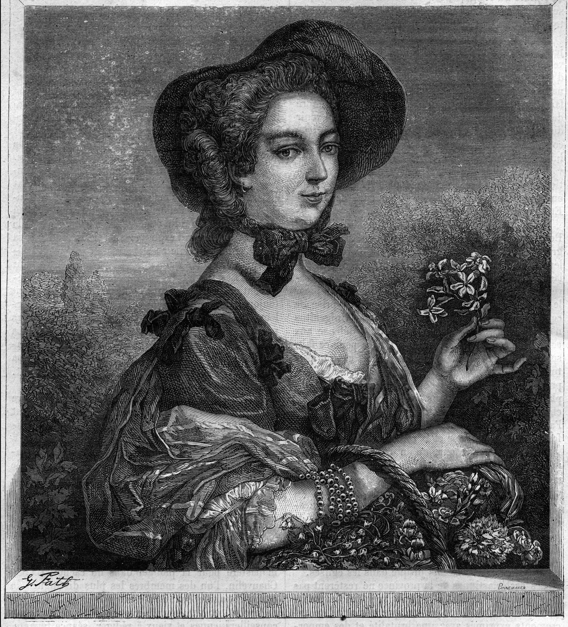 Portrét Jeanne Antoinette Poisson, markýze z Pompadour (známé jako Madame de Pompadour od French School